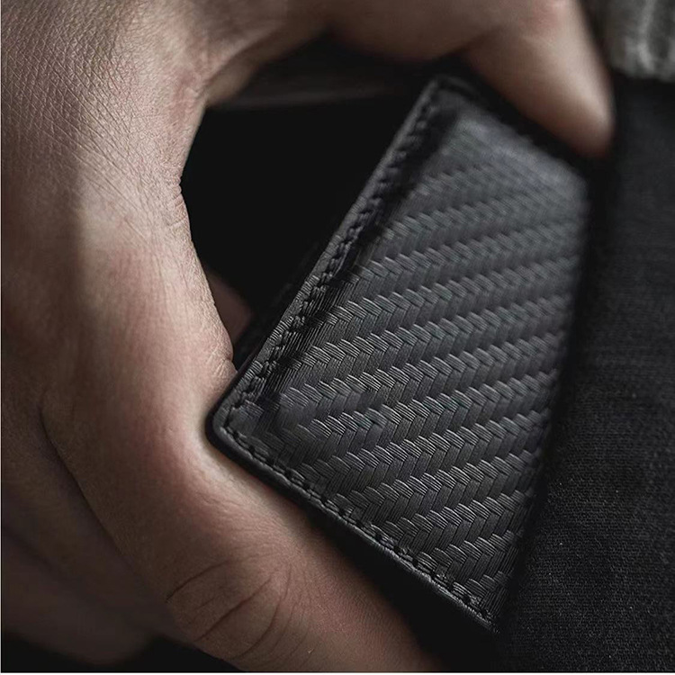 2024 New Custom Carbon Fiber Card Holder Wallet