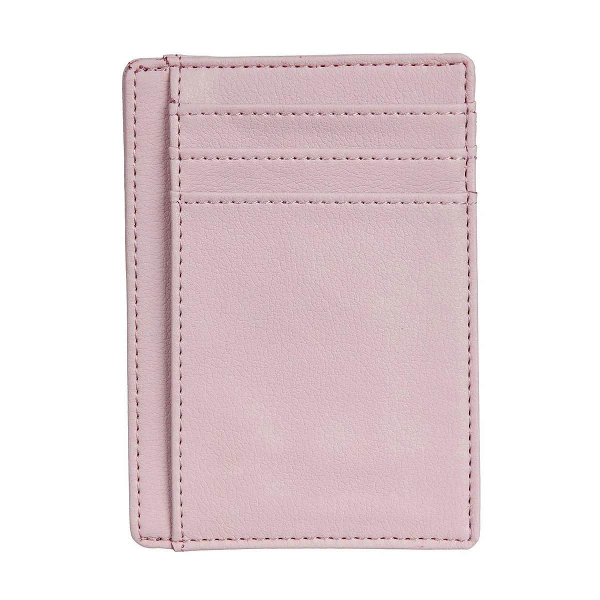 Portafoglio porta carte minimalista con tasca frontale personalizzata