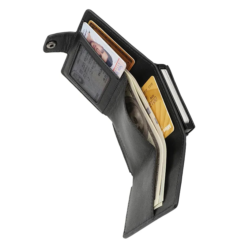 Custom Minimalist Rfid Wallet With Rfid Blocking Fashionable