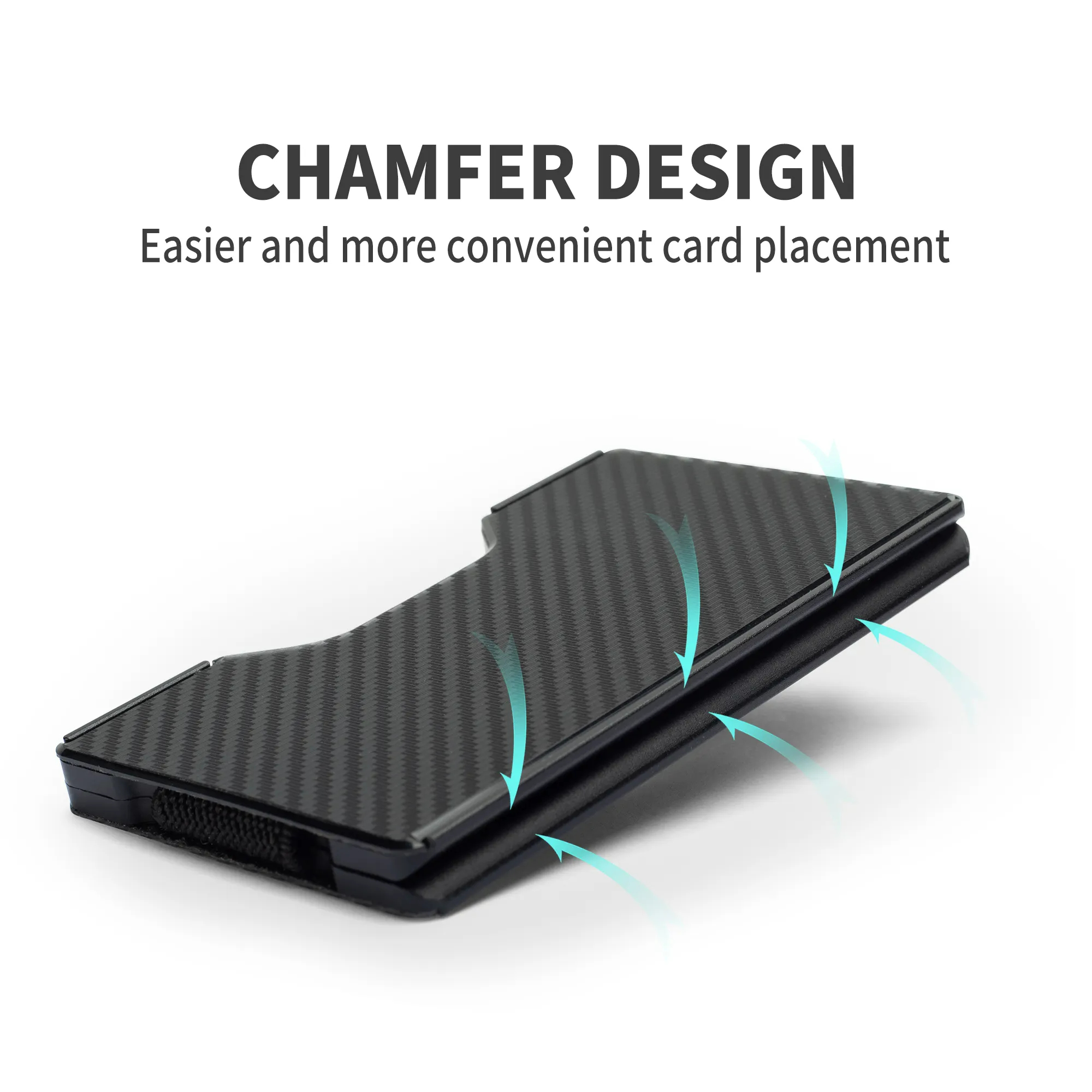 Carteira porta cartão personalizada com bloqueio RFID