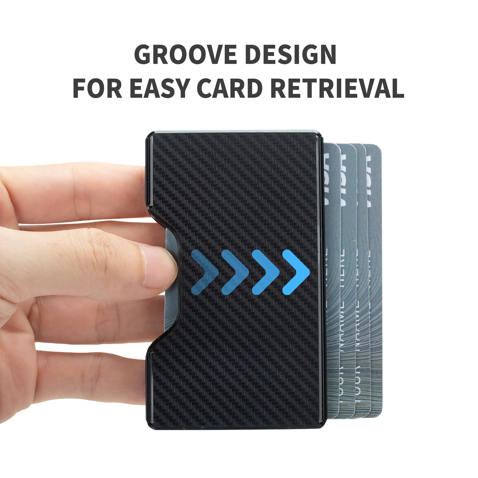 Portafoglio porta carte personalizzato con blocco RFID