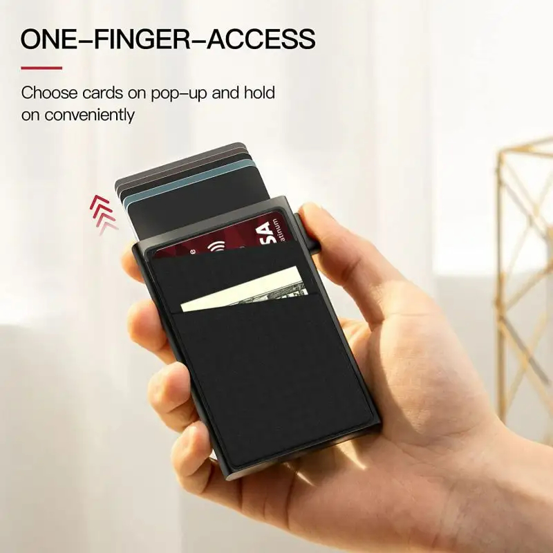 Customized Rfid Blocking Credit Card Holder High Quality