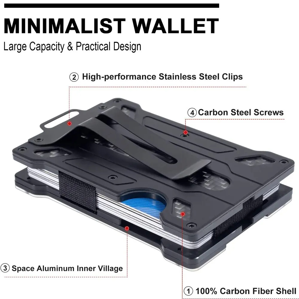 High Quality Slim Wallet Rfid Blocking Wallet Card Holder