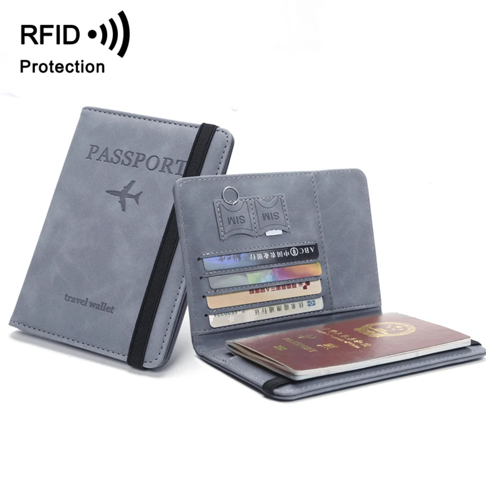Νέο φορητό προσαρμοσμένο πορτοφόλι με κάλυμμα διαβατηρίου