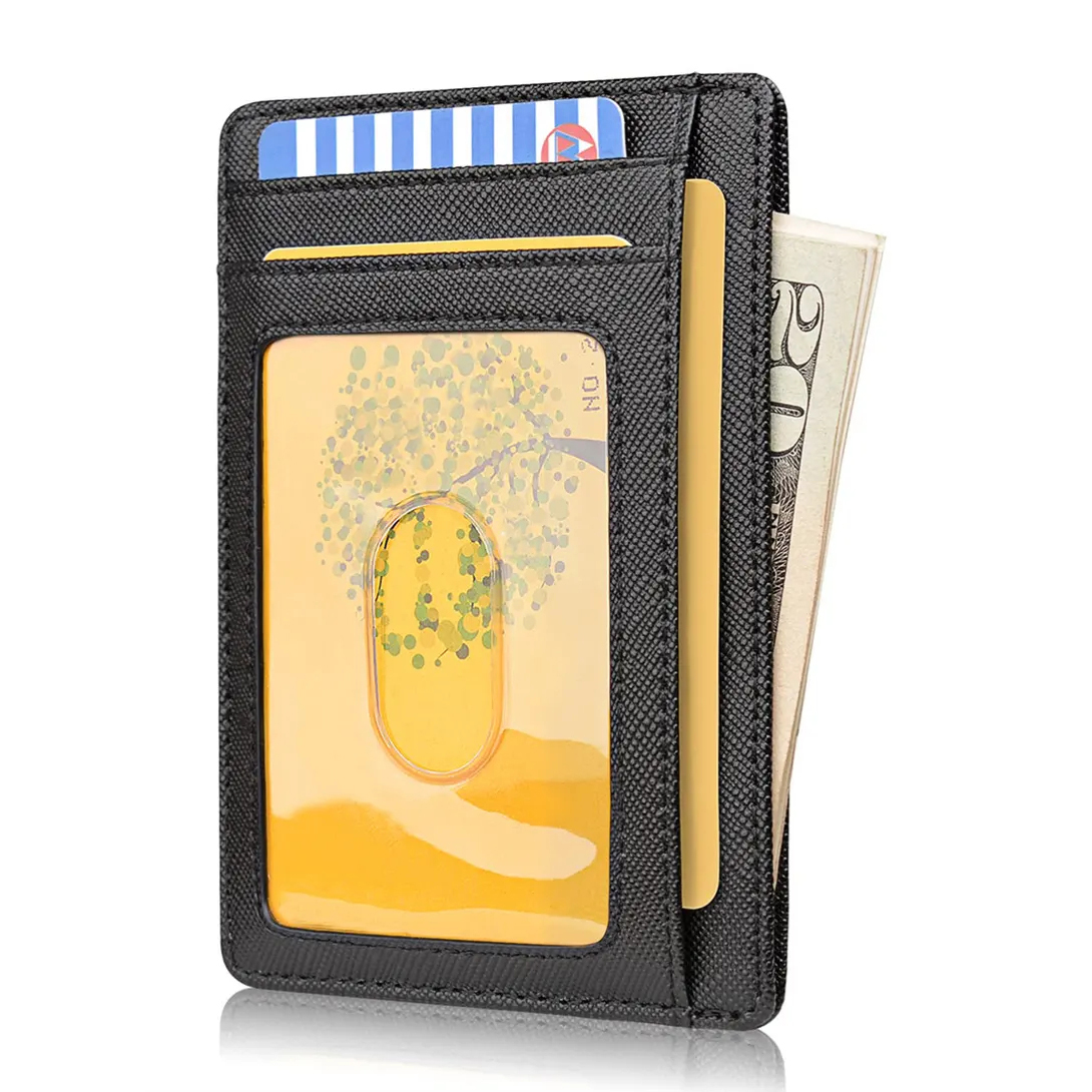 Populær RFID-blokerende tilpasset Slim Wallet-kortholder