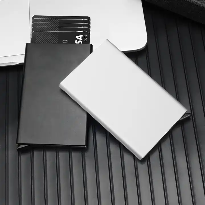 Cheapest RFID Pop Up Minimalist metal Wallet