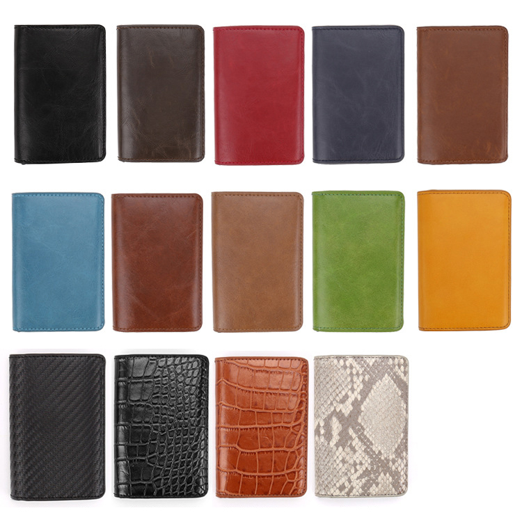 minimalist leather wallet
